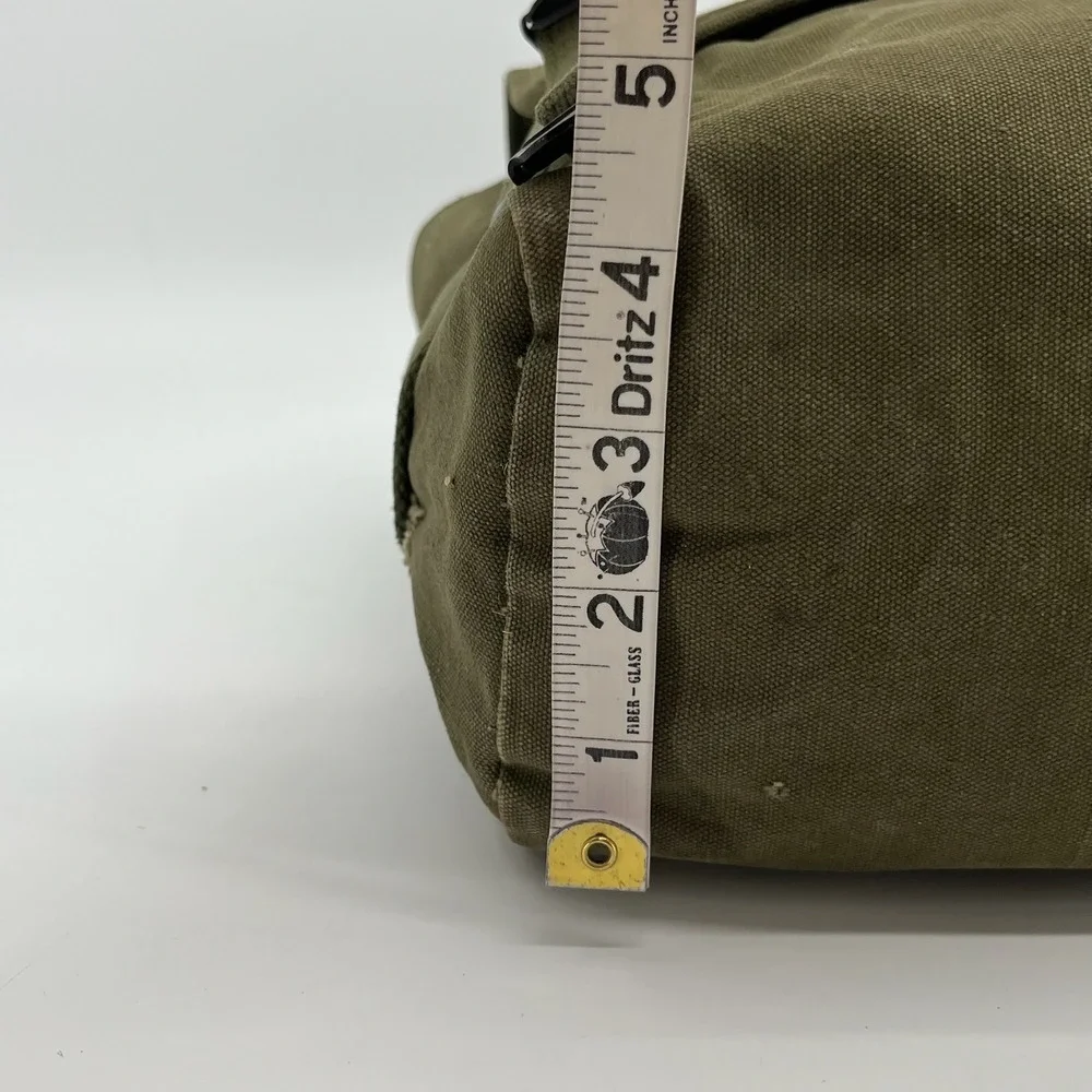 Vtg US Army M1945 Combat Field Pack WWII Korean War OD Canvas Military Bag